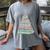 Cute Bookmas Christmas Book Tree Book Lover Teacher Women's Comfort Colors T-Shirt Gray