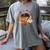 Cute Cat Fall In Love With Reading Book Cat Lover Librarian Women's Comfort Colors T-Shirt Gray