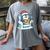Cute Christmas Penguin Reading Book Cozy Winter Holiday Art Women's Comfort Colors T-Shirt Gray Cute Christmas Penguin Reading Book Cozy Winter Holiday Art Women's Comfort Colors T-Shirt Gray