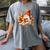 Cute Ghost Reading Book Lovers Halloween Pumpkin Women Girls Women's Comfort Colors T-Shirt Gray