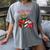 Cute Gingerbread Man Reading Book Nerd Christmas Bookish Women's Comfort Colors T-Shirt Gray