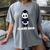 Cute Graduation Panda Class 2018 Women's Comfort Colors T-Shirt Gray