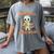 Cute Halloween Teacher Librarian Mummy Reading Books Women's Comfort Colors T-Shirt Gray