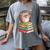 Cute Hedgehog Reading Books Animal Lover Reader Bookworm Women's Comfort Colors T-Shirt Gray