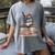 Cute Reading Bunny With Glasses Books Bookworm Reader Book Premium Tri-Blend Women's Comfort Colors T-Shirt Gray