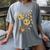 Cute Reading Cat With Kitten Dandelion Flowers Book Lover Women's Comfort Colors T-Shirt Gray Cute Reading Cat With Kitten Dandelion Flowers Book Lover Women's Comfort Colors T-Shirt Gray