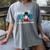 Cute Snowman Let It Snow I Have Books Reader Women's Comfort Colors T-Shirt Gray