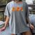 Cute Turkey Reading Book Librarian Bookworm Thanksgiving Men Women's Comfort Colors T-Shirt Gray