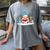 Cute Winter Cozy Snowman Reading Book Lovers Xmas Snowman Women's Comfort Colors T-Shirt Gray