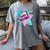 Dabbing Cassette Tape 70s 80s 80s Outfit Nostalgia Women's Comfort Colors T-Shirt Gray