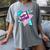 Dabbing Cassette Tape 70s 80s 80s Outfit Nostalgia Women's Comfort Colors T-Shirt Gray