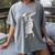 Dabbing Graduation Class Of 2025 Woman Graduation Women's Comfort Colors T-Shirt Gray