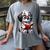 Dalmatian Reading a Book Dog Women's Comfort Colors T-Shirt Gray