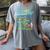 For My Daughter In Heaven Memory Missing Daughter In Heaven Women's Comfort Colors T-Shirt Gray