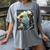 David And Goliath Bible Book Of Samuel King David Comic Women's Comfort Colors T-Shirt Gray