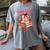 Dear Santa More Books Please Coquette Bow Books Christmas Women's Comfort Colors T-Shirt Gray