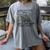 Defend Your Local Public Library Cat Knight Book Lover Women's Comfort Colors T-Shirt Gray