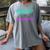 Dial Up Survivor Retro Modem Nostalgia Tech Top Women's Comfort Colors T-Shirt Gray
