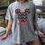 Disney Graduation Rad Grad Women's Comfort Colors T-Shirt Gray