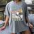 Disney Winnie The Pooh Fueled By Honey & Books Sketch Women's Comfort Colors T-Shirt Gray