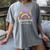 Doctor Of Physical Therapy Therapist DPT Graduation Rainbow Women's Comfort Colors T-Shirt Gray