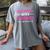Doctoral Degree Graduation Woman With a Doctorate Women's Comfort Colors T-Shirt Gray
