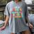 Doctorate Degree PhD Graduation PsyD Woman EdD Psychology Women's Comfort Colors T-Shirt Gray