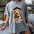 Dog Class Of 2024 Graduation Senior 2024 Men Women Girls Kids Women's Comfort Colors T-Shirt Gray