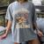 Dogs Books And Quilting Women's Comfort Colors T-Shirt Gray