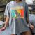 I Like Dogs And Maybe 3 People Introvert Women's Comfort Colors T-Shirt Gray