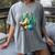 Dragon With Book Women's Comfort Colors T-Shirt Gray