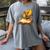 Dragon Fantasy Book Lover Bookish Reader Bookworm Wildflower Women's Comfort Colors T-Shirt Gray