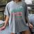 DSW Graduation So She Became A Doctor Of Social Work Women's Comfort Colors T-Shirt Gray