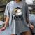 Eagle Grad Squad Class Of 2019 Graduation Women's Comfort Colors T-Shirt Gray