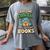 Earth Day Save Earth It´s Only Planet With Books Reader Women's Comfort Colors T-Shirt Gray