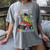 I Easily Crushed Kindergarten Graduation 2022 Truck Dinosaur Women's Comfort Colors T-Shirt Gray