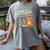 Easily Distracted By Cats And Books Book & Cat Lover Women's Comfort Colors T-Shirt Gray