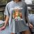 Easily Distracted By Cats And Books Book Lover Cat Women's Comfort Colors T-Shirt Gray
