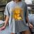 Easily Distracted By Cats And Books Cute Cat Book Lover Women's Comfort Colors T-Shirt Gray