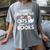 Easily Distracted By Cats And Books Cute Cat And Book Lovers Women's Comfort Colors T-Shirt Gray