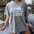 Easily Distracted By Chickens And Books Farm Women's Comfort Colors T-Shirt Gray