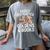 Easily Distracted By Goldens & Books Golden Retriever Dog Women's Comfort Colors T-Shirt Gray