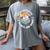 Easily Distracted By Rabbits And Books Reading Women's Comfort Colors T-Shirt Gray