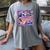EAT THE RICH 90S NOSTALGIA WHALE ORCA YAHCT RETRO Women's Comfort Colors T-Shirt Gray