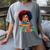 Education Is Freedom History Girl Women Book Lover Women's Comfort Colors T-Shirt Gray