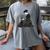 Emily Dickinson Reading A Book Women's Comfort Colors T-Shirt Gray