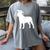 English Mastiff Graduation Dog Graduate Women's Comfort Colors T-Shirt Gray