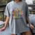Everyone Is Welcome Here Floral Book LGBT Pride Equality Women's Comfort Colors T-Shirt Gray