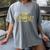 Ew People Antisocial Introvert Saying Yellow Lemon Raglan Baseball Tee Women's Comfort Colors T-Shirt Gray
