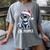 Ew People Cat Christmas Introvert Holiday Humor Women's Comfort Colors T-Shirt Gray